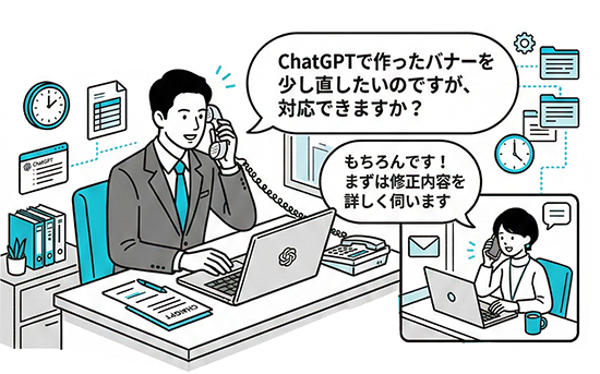 チャットGPTでつくった画像を修正したい