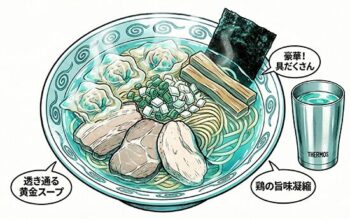 麺道千鶏の醤油ラーメン