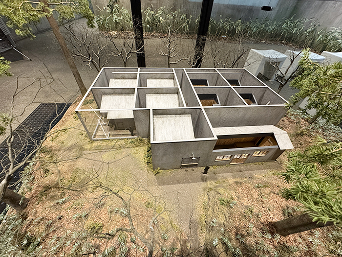 草津・重監房全体再現縮尺20分の1