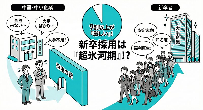 中小企業の採用は難しい