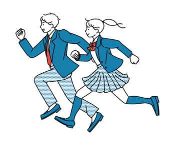 学生のイラスト